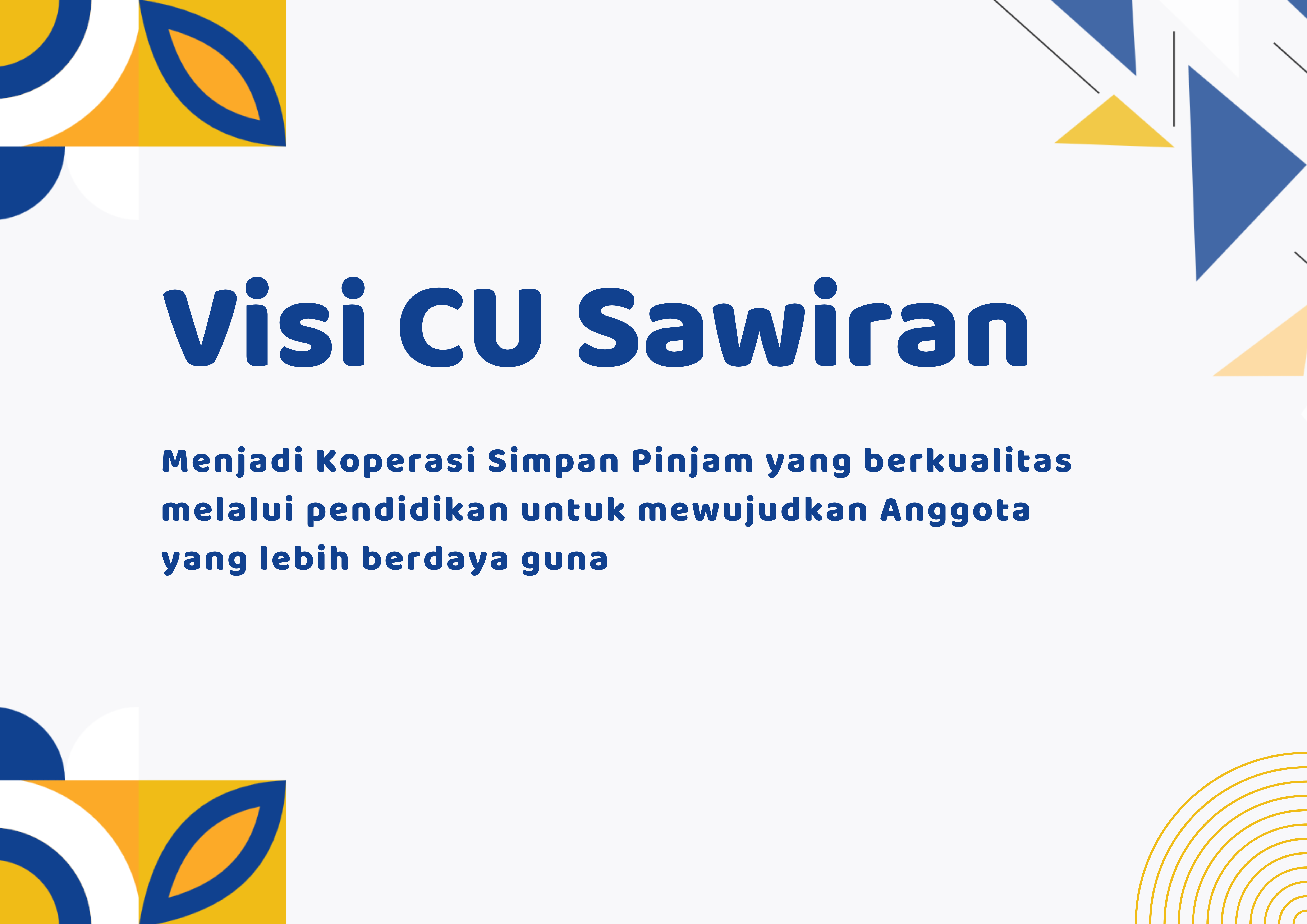 Visi CU Sawiran